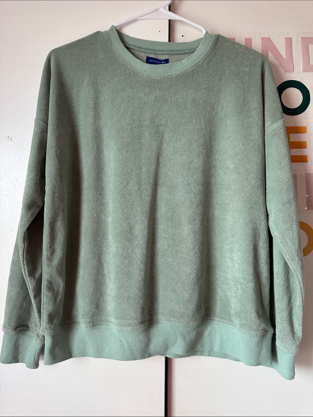Maison Me Terry Cloth Sweater